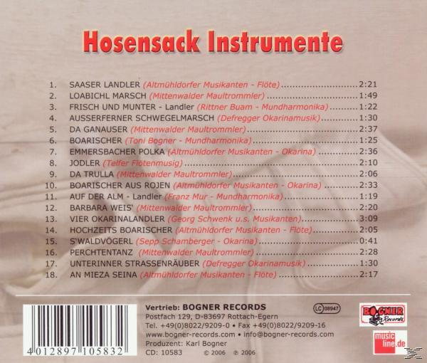 VARIOUS - Instrumente (CD) - Hosensack