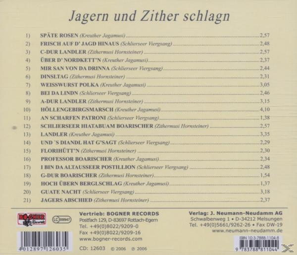 VARIOUS - Jagern und schlagn - Zither (CD)