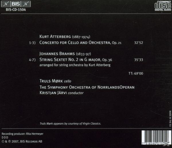 Symphony Orchestra Of Norrland - CELLO CONCERTO  - (CD)