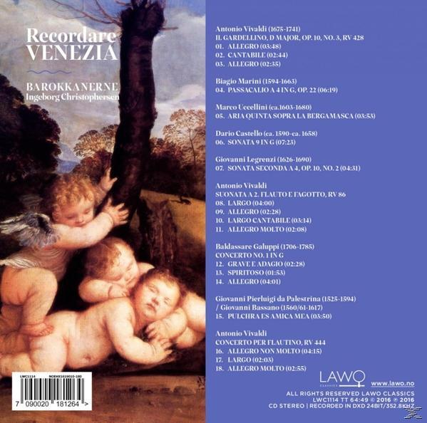 Barokkanerne - Recordare Venezia  - (CD)
