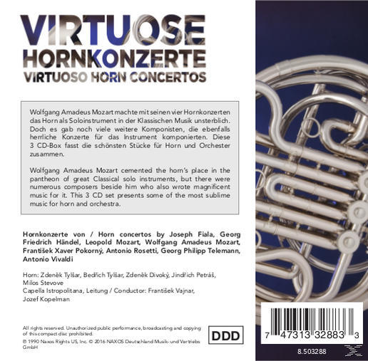 Tylsar/Capella Istropolitana/+ - Virtuose Hornkonzerte  - (CD)