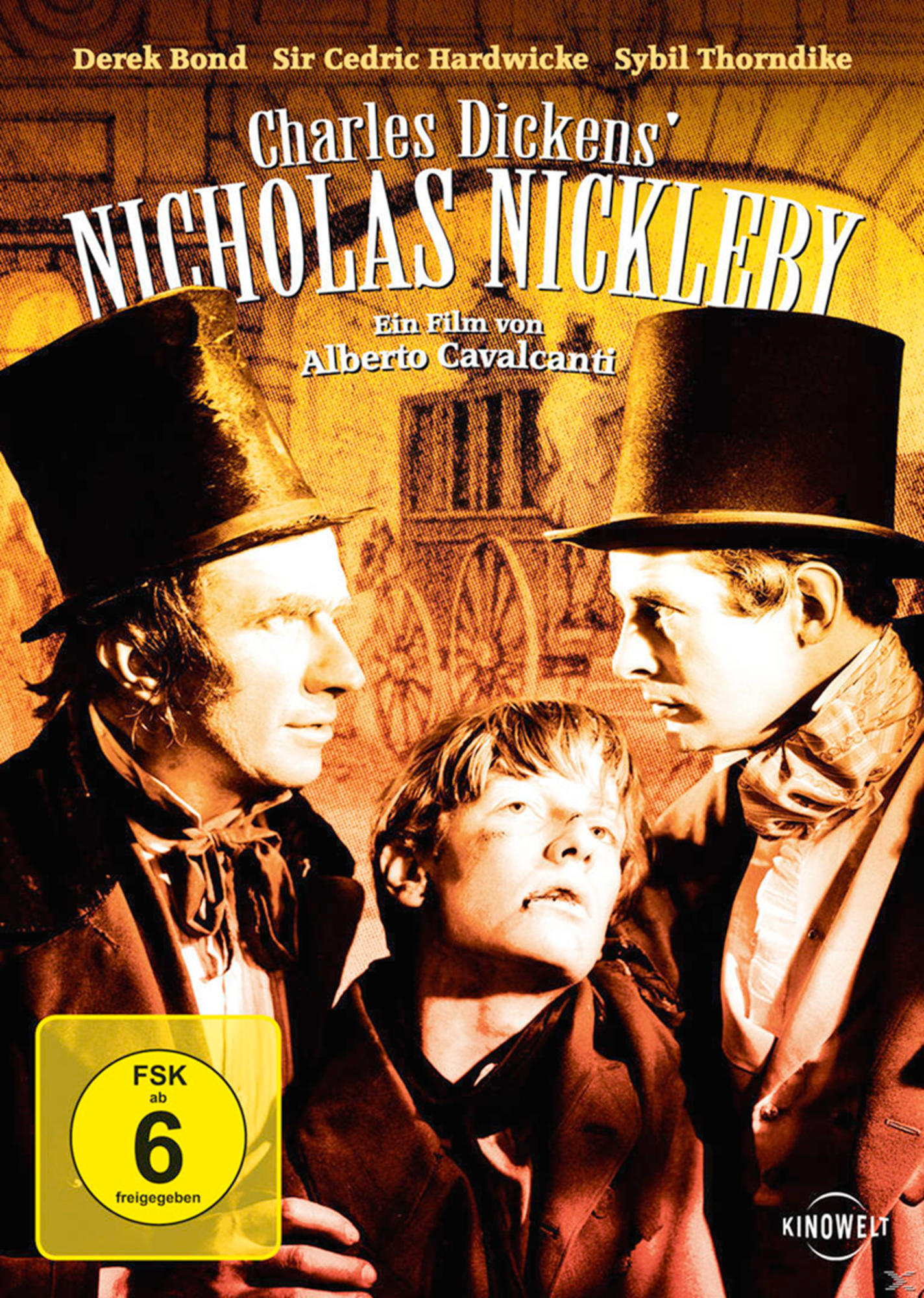 Filmplakat mit drei Männern in einer Szene.