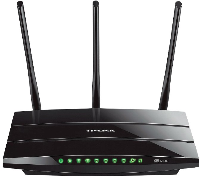 Router - TP-Link Archer AC1200, Gigabit, Doble Banda, Inalámbrico, 3 antenas