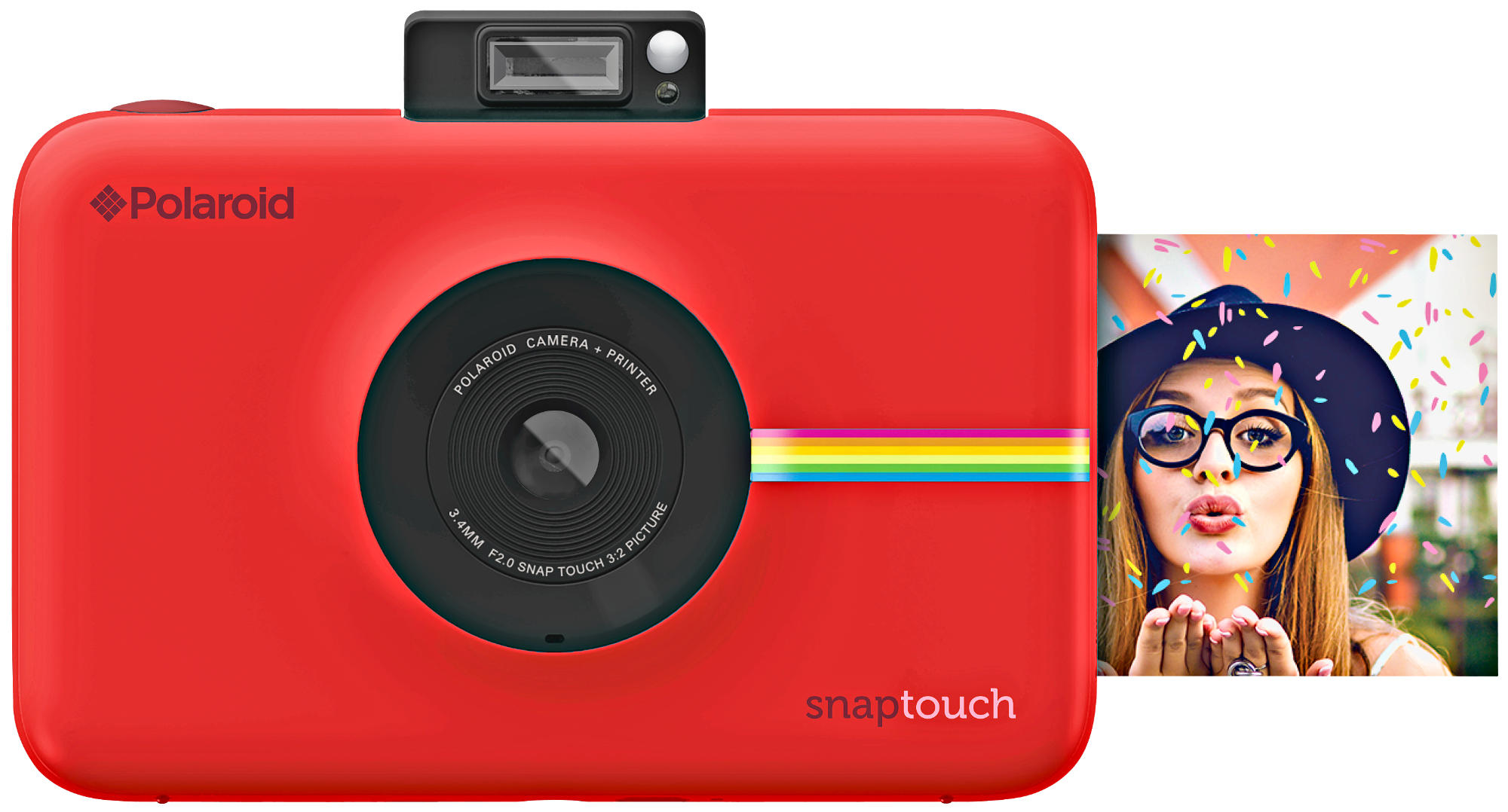 POLAROID Snap Touch - Fotocamera istantanea Rosso