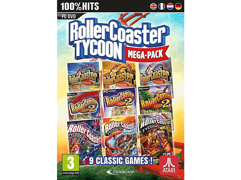 Rollercoaster Tycoon Megapack: 9 Classic Games NL/FR