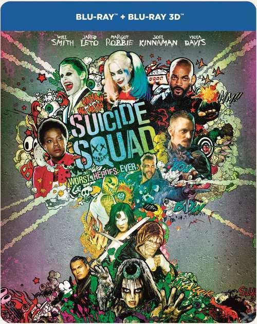 Suicide Squad Extended Cut (Steelbook) - 3D Blu-ray