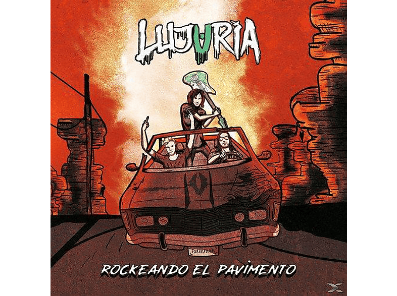 Lujuria - Rockeando El Pavimento  - (CD)