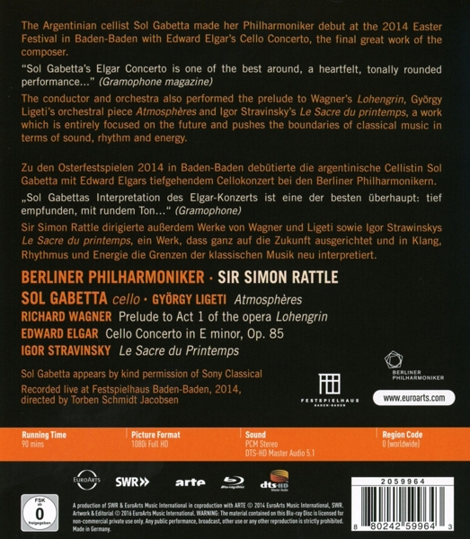 Eine DVD-Hülle mit Text in mehreren Sprachen.