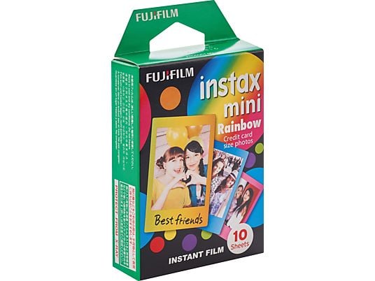 FUJIFILM Instax mini Rainbow - Film instantané (Multicouleur)