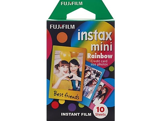 FUJIFILM Instax mini Rainbow - Pellicola Istantanea (Multicolore)