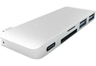 SATECHI PASSTHROUGH - USB-Hub (Silber)