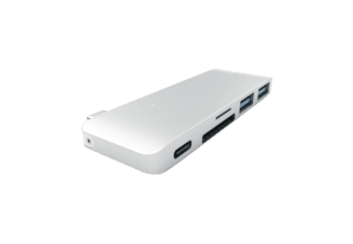 SATECHI PASSTHROUGH - USB-Hub (Silber)