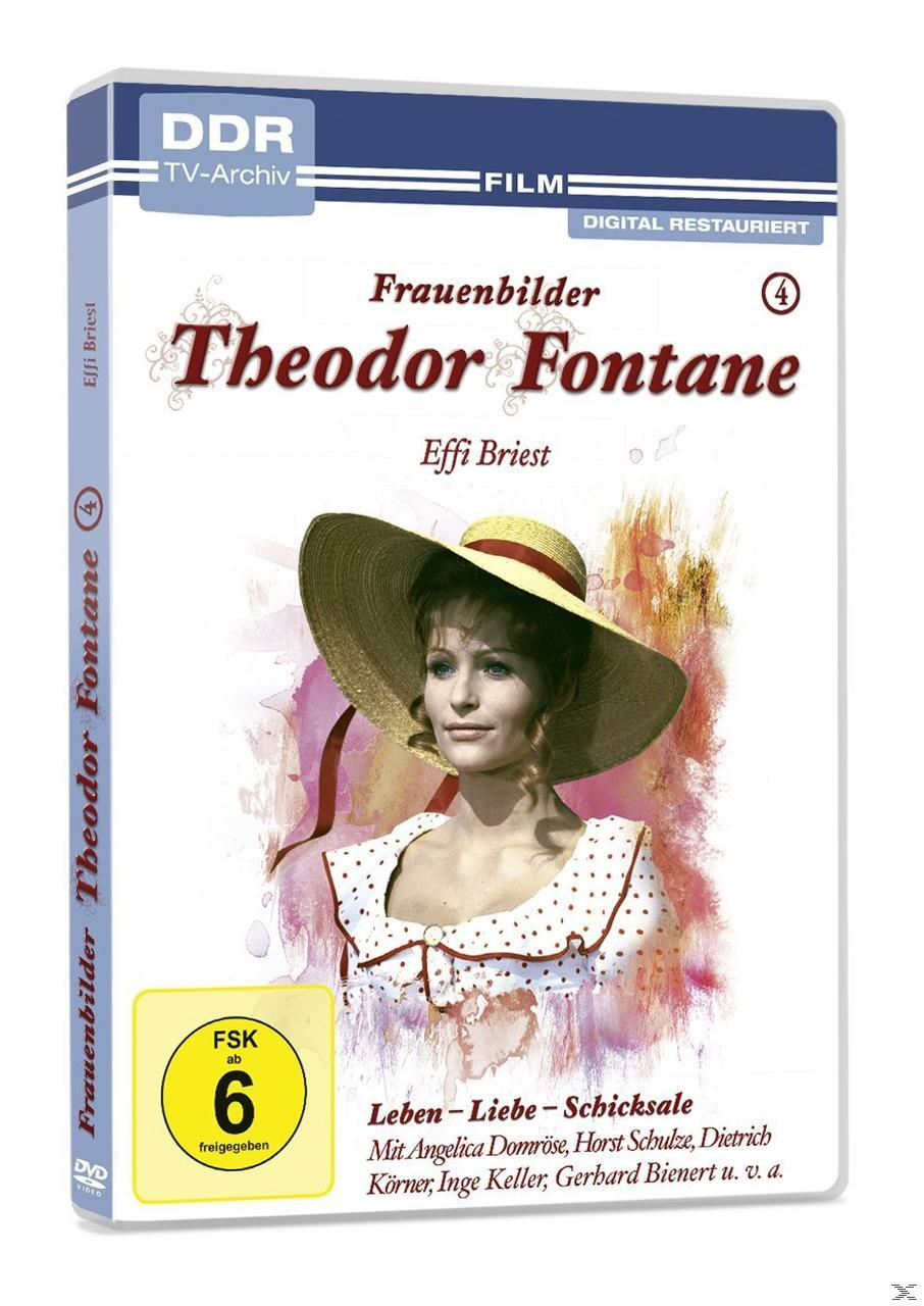 DVD-Cover: Effi Briest mit einer Frau in einem Sonnenhut. Der Text enthält...
