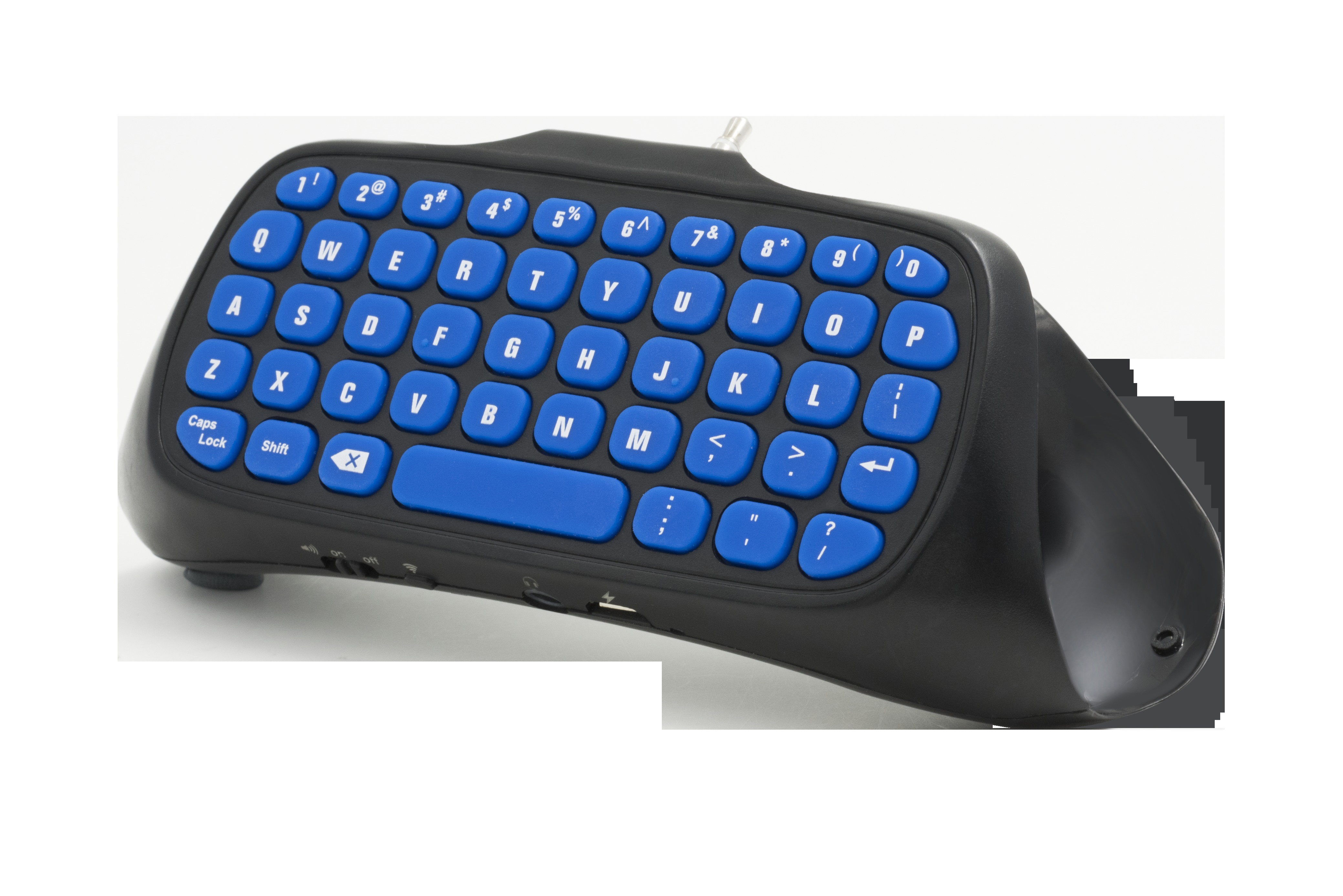 SNAKEBYTE SB909900 PS4 KEY:PAD™ - Schwarz/Blau Controller, Tastatur