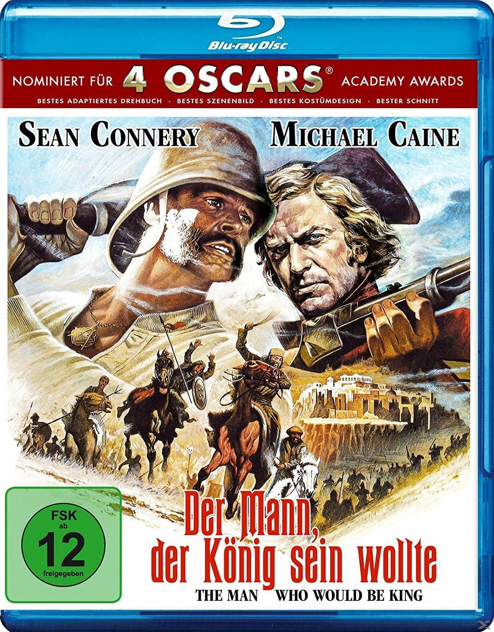 Blu-ray-Filmcover. Zwei Männer in Militäruniform. Text: Der Mann, der König sein wollte.