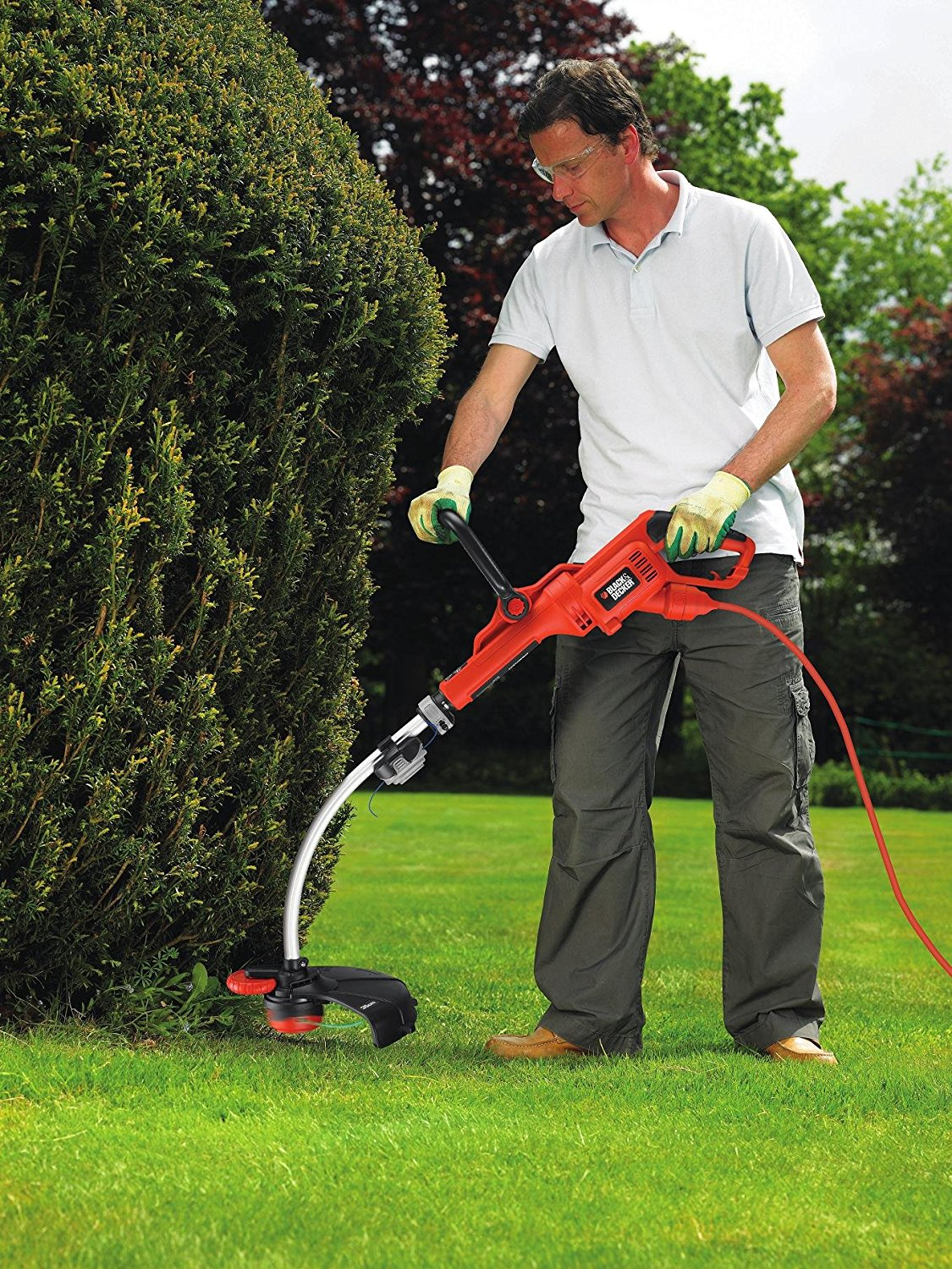 BLACK+DECKER GL8033-QS Elektromos fűszegélyvágó, 33cm, 800W