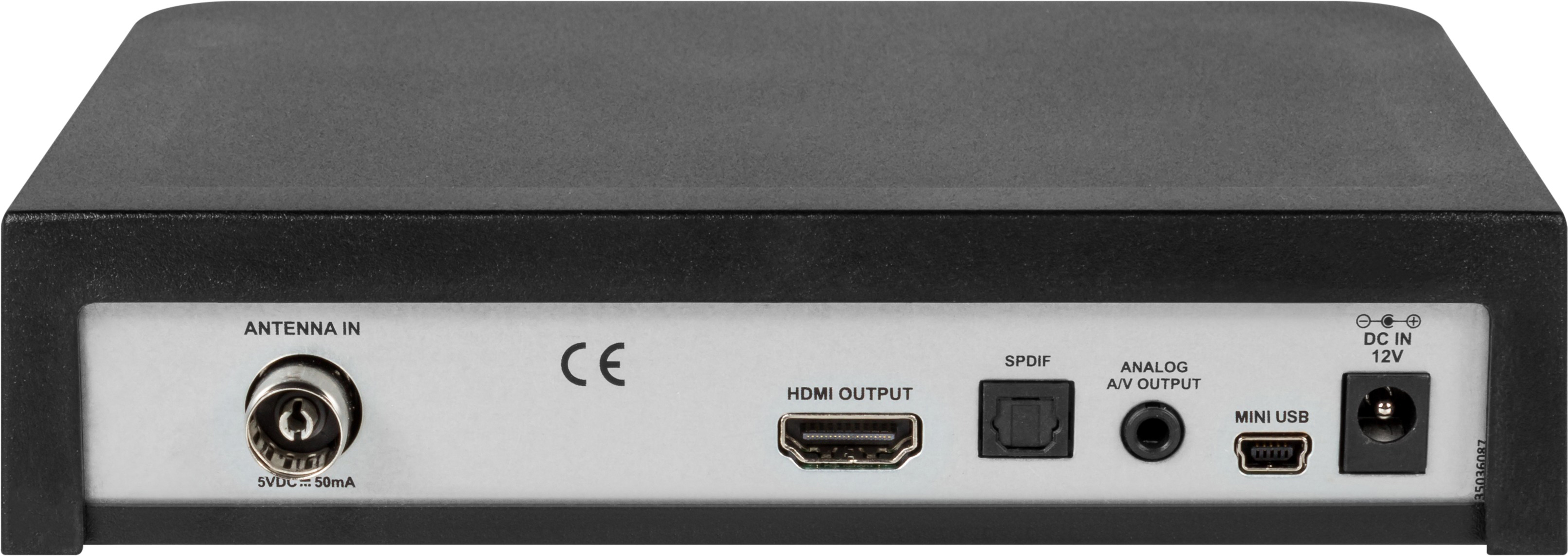 MEGASAT HD 650 T2+ Set DVB-T2 HD Receiver und Megasat DVB-T 30 Antenne (HDTV, DVB-T2 HD, Schwarz)