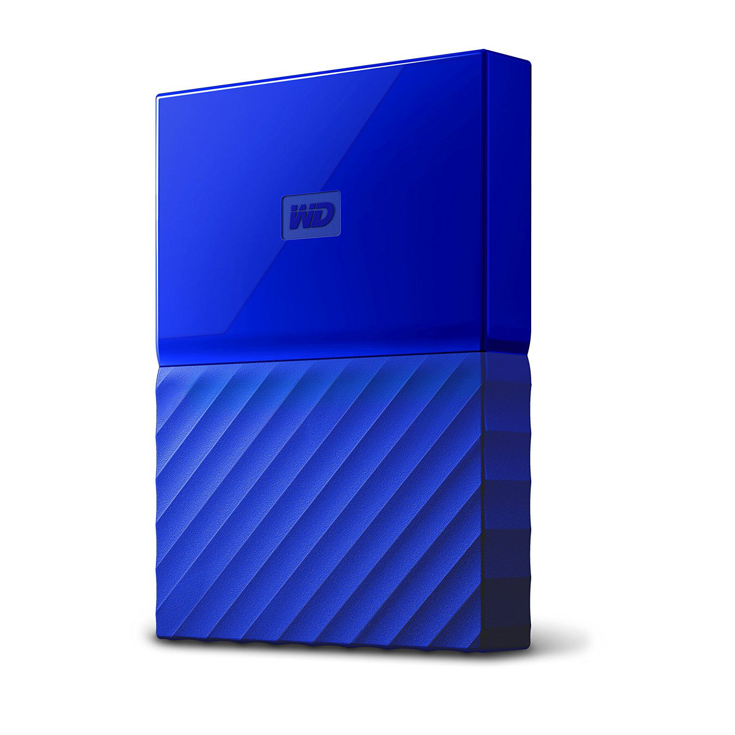 WD My Passport 2.5 inç 1TB USB 3.0/USB 2.0 Harici Disk Mavi WDBYNN0010BBL