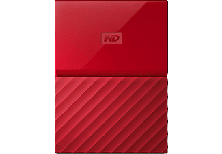 WD My Passport WDBYNN0010BRD 2.5 inç 1TB USB 3.0/USB 2.0 Harici Disk Kırmızı