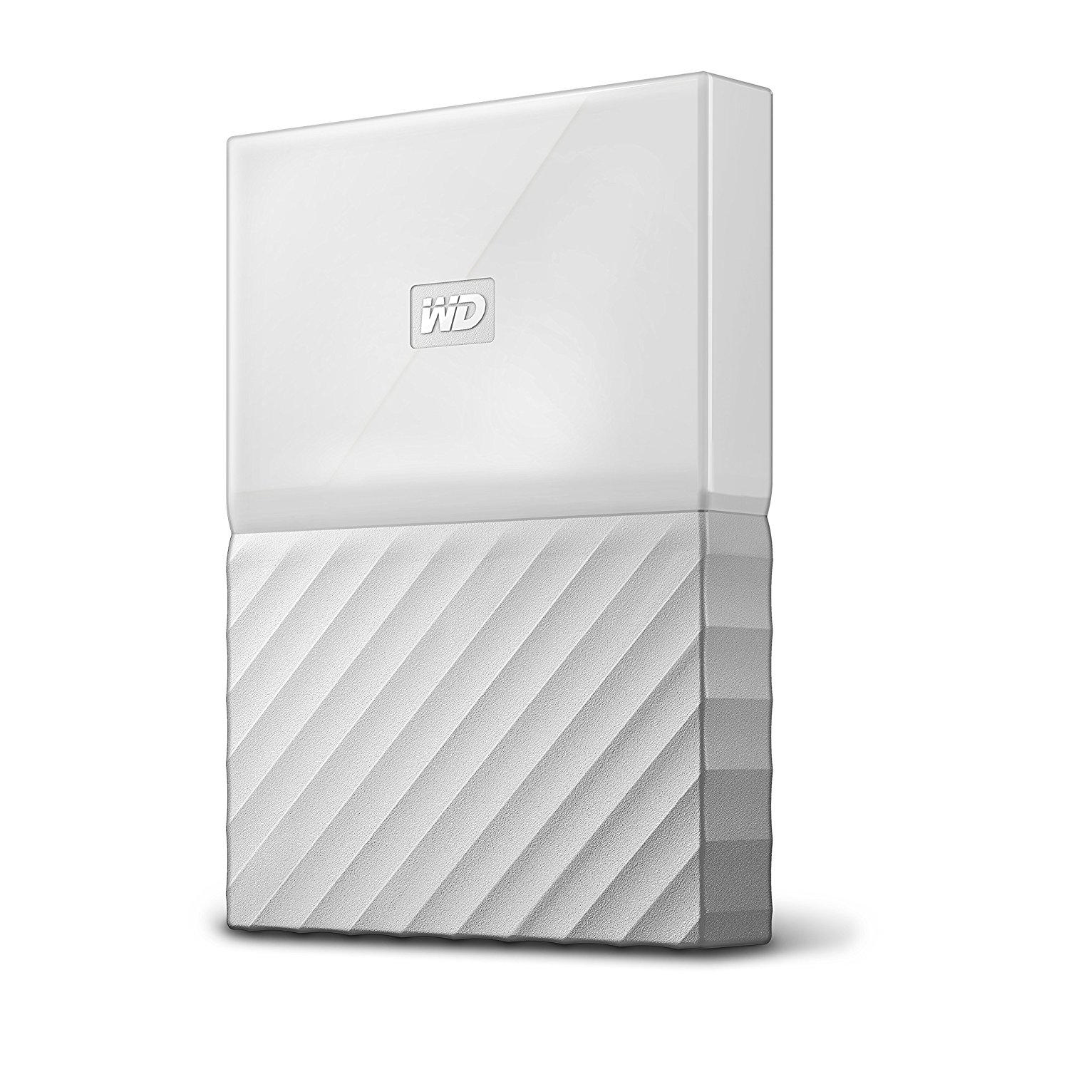 WD My Passport 2.5 inç 1TB USB 3.0/USB 2.0 Harici Disk Beyaz