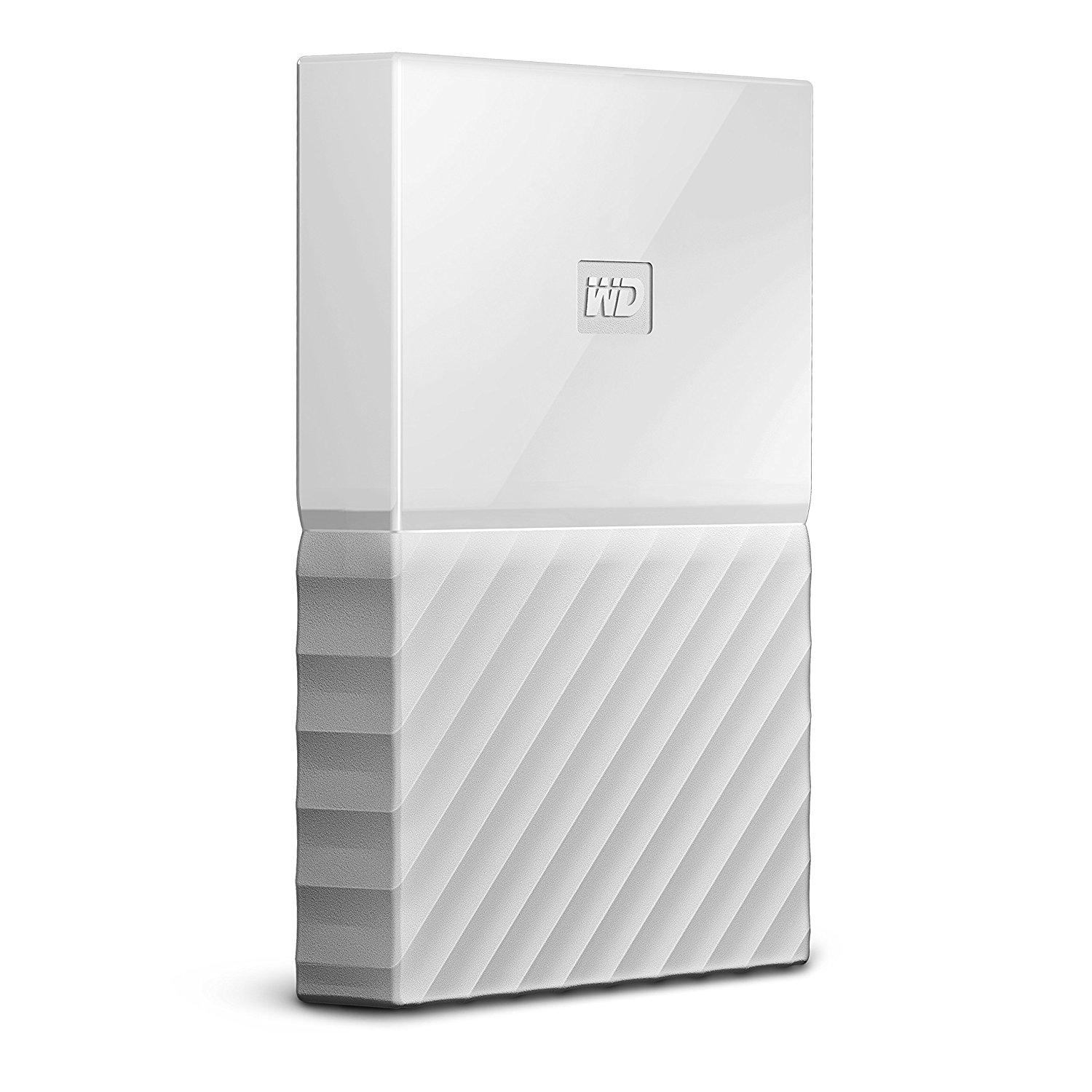 WD My Passport 2.5 inç 1TB USB 3.0/USB 2.0 Harici Disk Beyaz