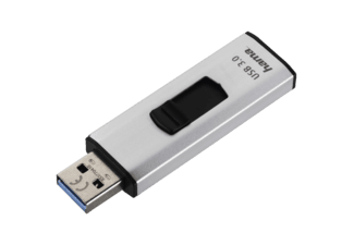 HAMA 4Bizz USB-Stick (32 GB, Silber/Schwarz)