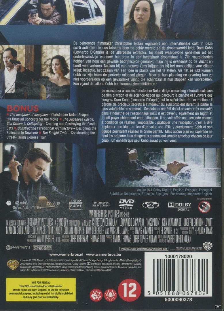 Dos du DVD du film. Texte en plusieurs langues, montrant les acteurs et les détails du film.