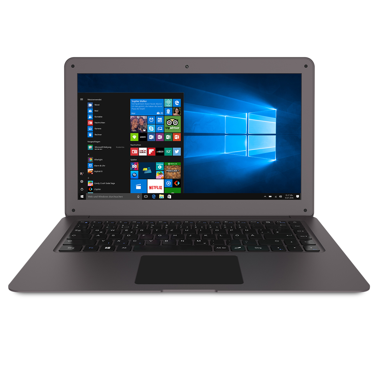 TREKSTOR SurfBook W2 - 14,1 Zoll - Intel® Atom® x5-Z8300 - 4 GB - 64 GB - Intel® HD Graphics - Windows 10 Home (32 bit)