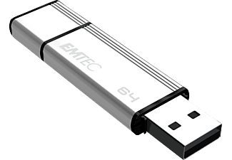 EMTEC 64Go - Clé USB  (64 GB, Argent)