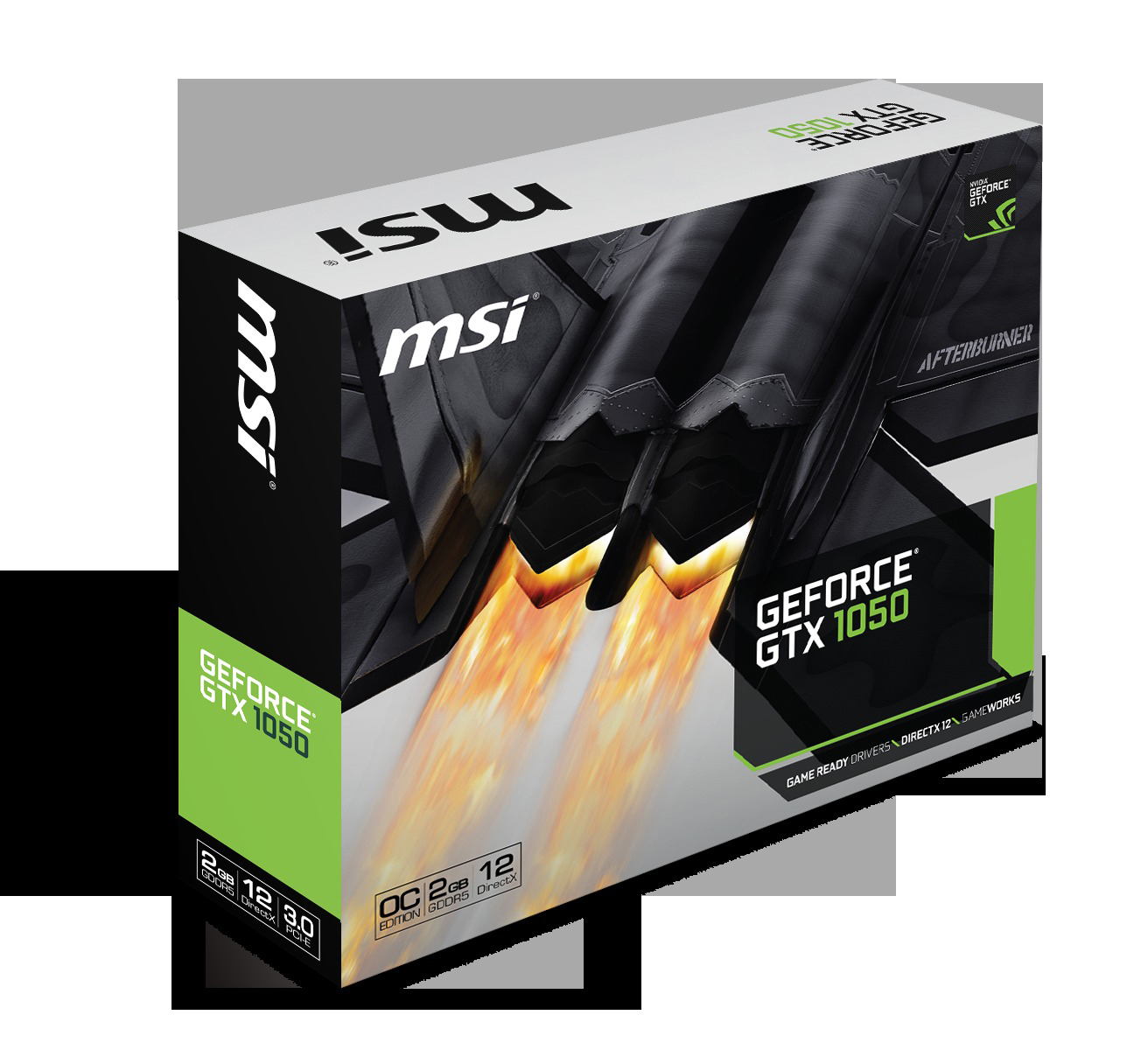 MSI GeForce® GTX 1050 2G OC 2GB (V809-2287R) (NVIDIA, Grafikkarte)