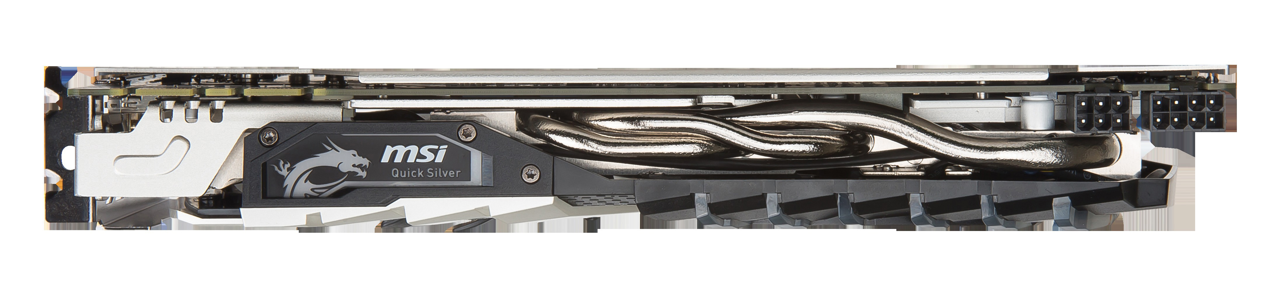 MSI GeForce® GTX 1070 Quick Silver OC 8GB (V330-069R) (NVIDIA, Grafikkarte)