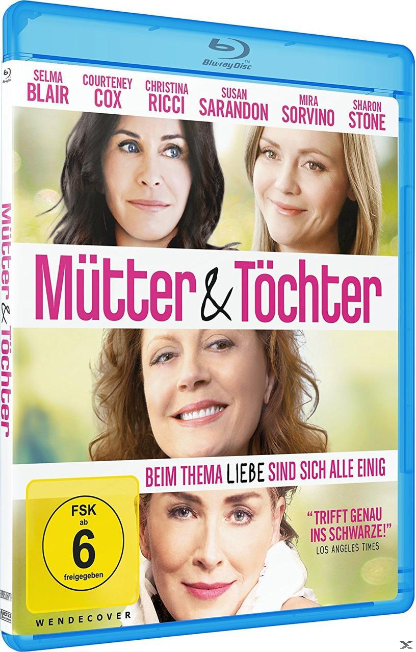 Blu-ray-Disc-Cover des Films 'Mütter & Töchter' mit Gesichtern von Schauspielerinnen und Titeltext.