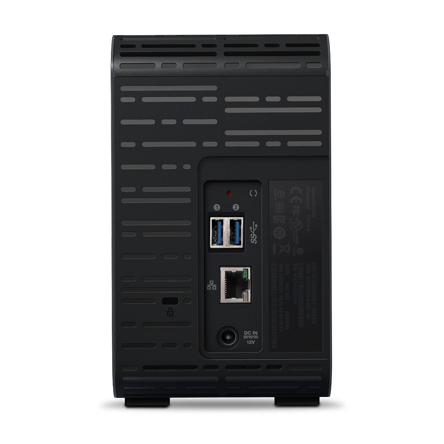 WD BVBZ0120JCH 12TB My Cloud EX2 Ultra Gigabit Ethernet Kişisel Bulut Depolama