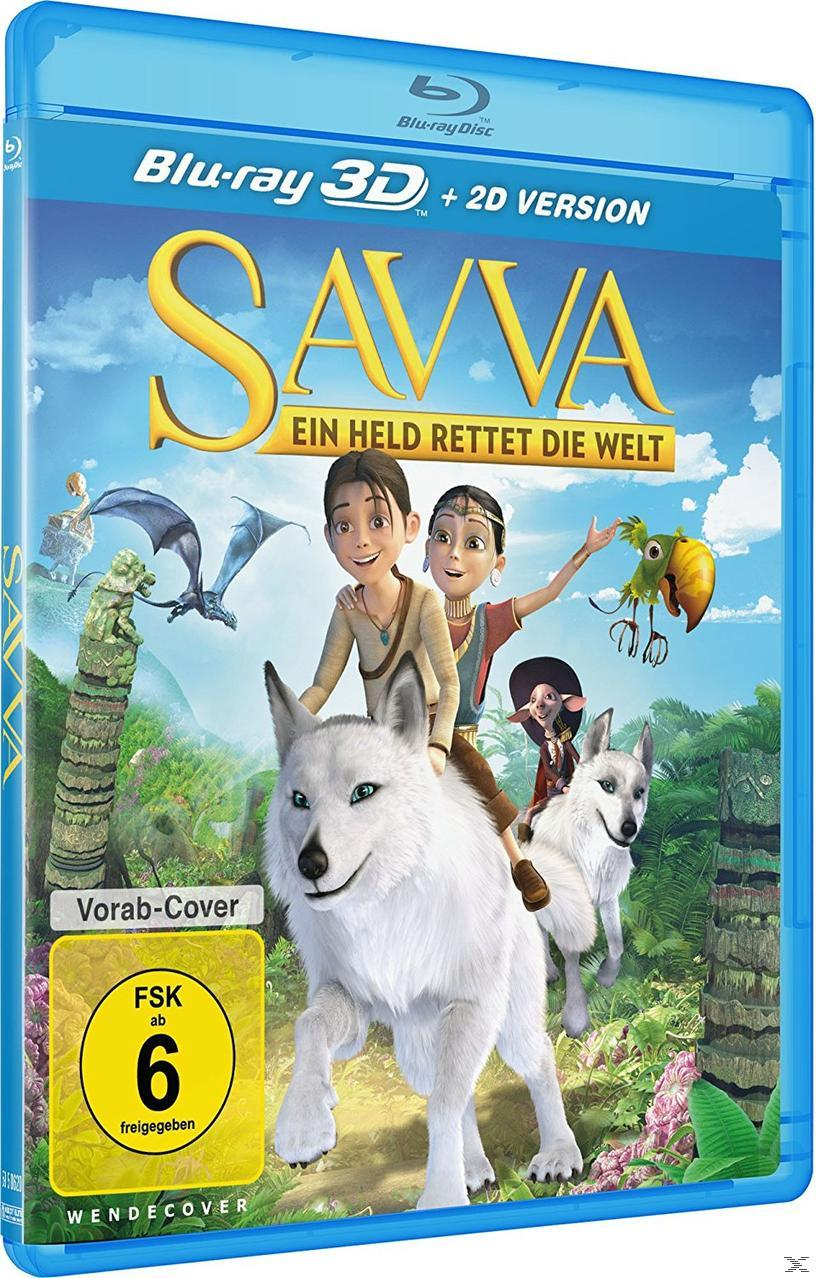 Blu-ray-Cover eines Animationsfilms mit Zeichentrickfiguren auf einem Wolf.