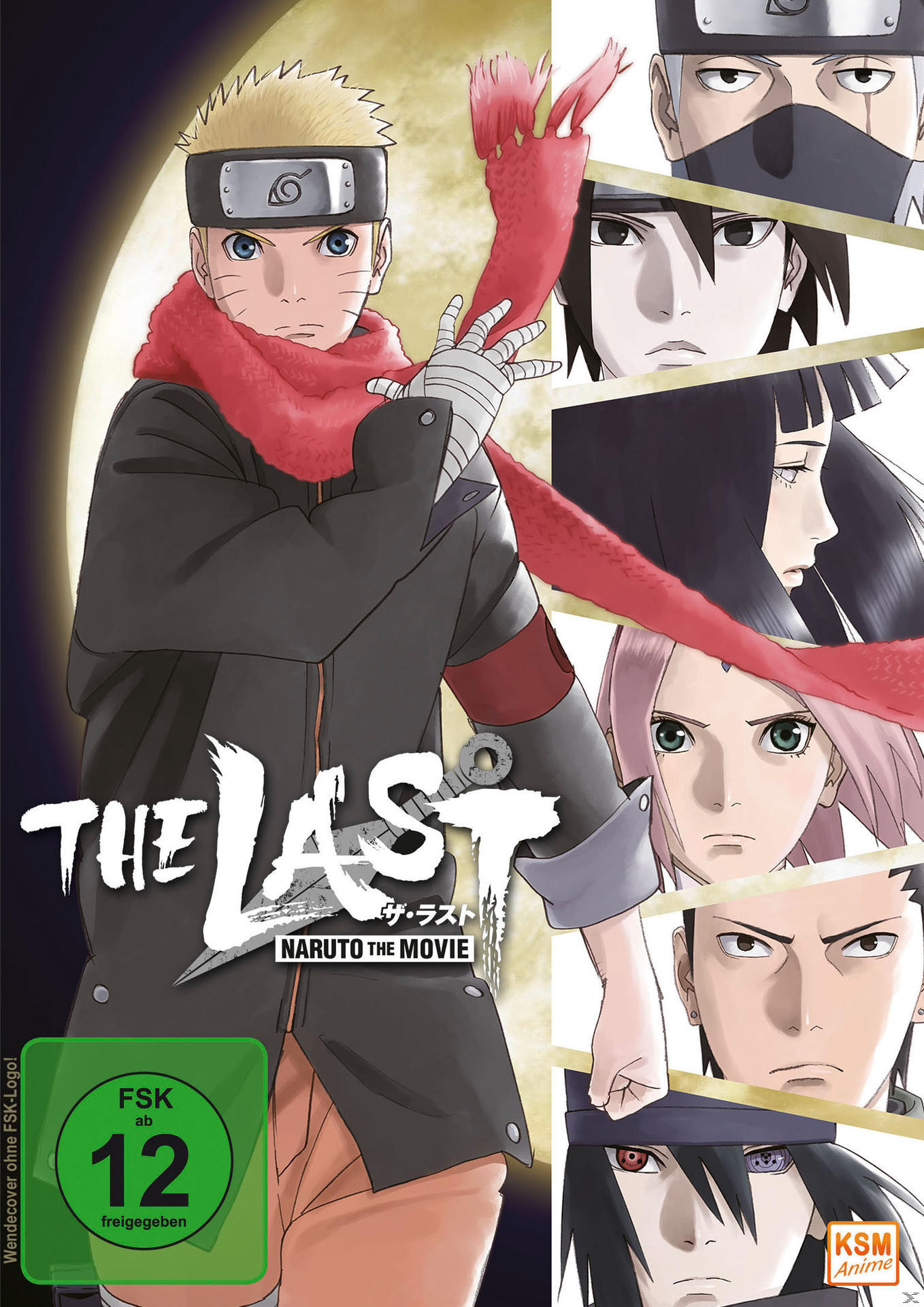 Das Cover von "The Last: Naruto the Movie" DVD mit Charakteren aus dem Anime.