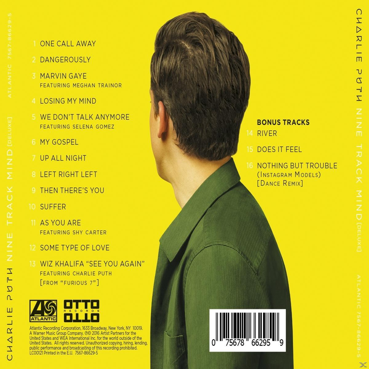 Album-Rückseite mit Kopfschuss eines Mannes. Titelliste und Firmenlogos sind sichtbar.
