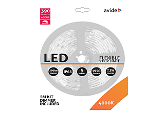 AVIDE ABLSBL12V5050-30NW LED Szalag Bliszter 12V 7.2W 5m NW+Fényerőszabályozható