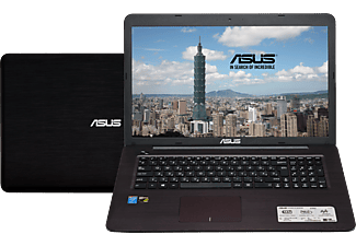 ASUS X756UX-T4066D barna notebook (17,3" Full HD/Core i5/8GB/1TB/GTX950 4GB VGA/DOS)