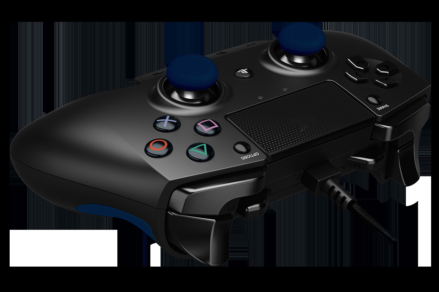 RAZER Raiju Gamingcontroller Schwarz für PlayStation 4
