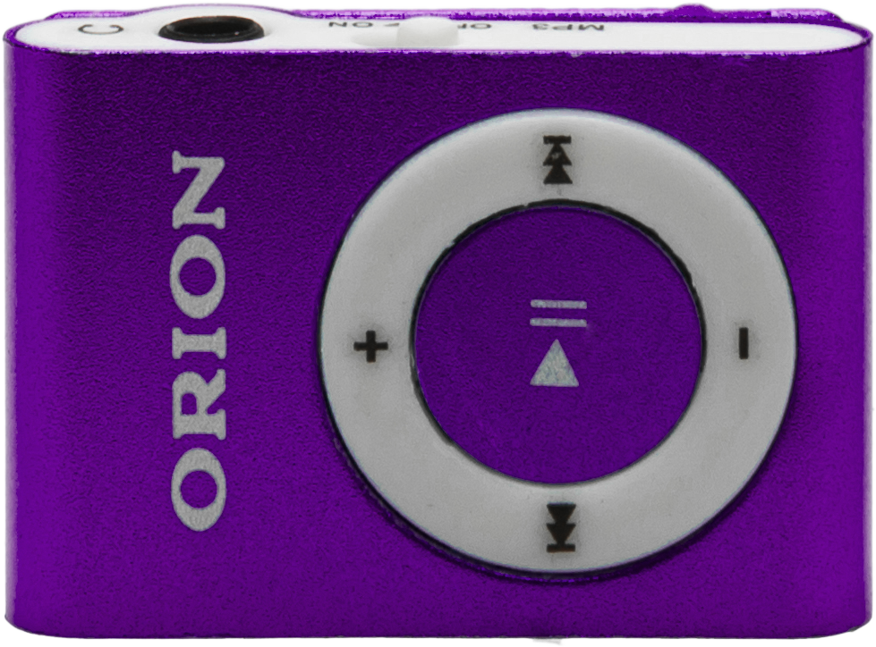 ORION OMP-09PU MP3 lejátszó + fülhallgató, lila 