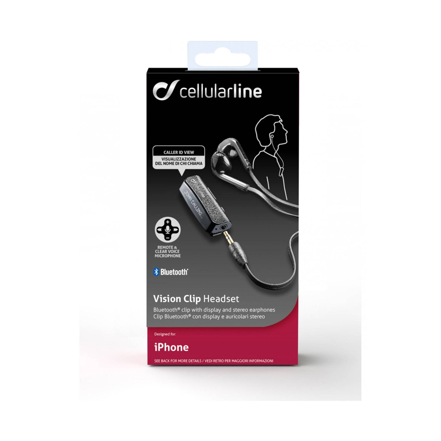 CELLULAR LINE Clipvision Bluetooth Kulakiçi Kulaklık