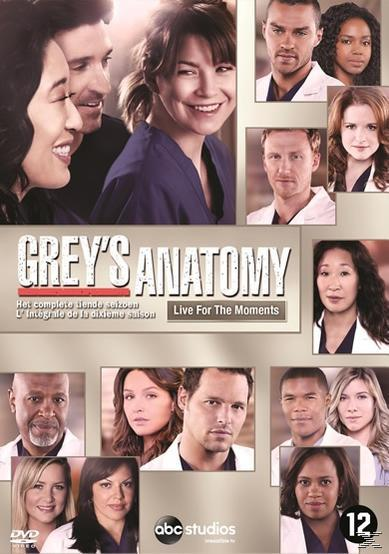 DVD-hoes van 'Grey's Anatomy' met meerdere castfoto's. Titel, seizoentitel en ABC-logo zijn zichtbaar.