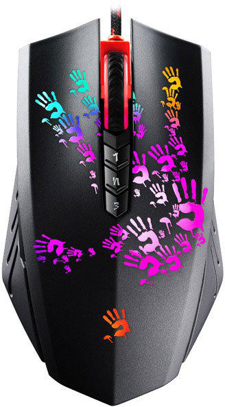 A4 TECH Bloody A6081 Siyah 4000CPI Oyuncu Mouse + Mouse Pad Hediyeli