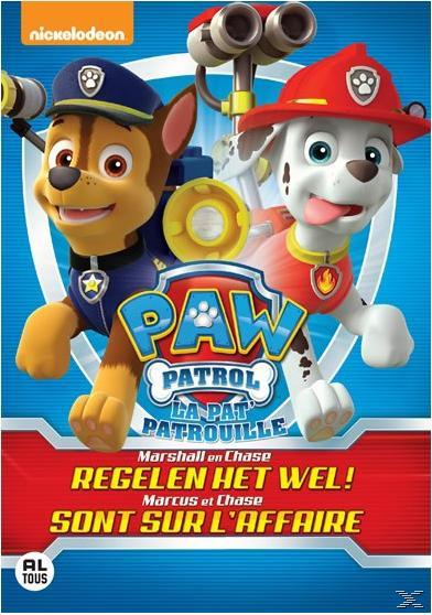 Paw Patrol: Marshall En Chase Regelen Het Wel - DVD