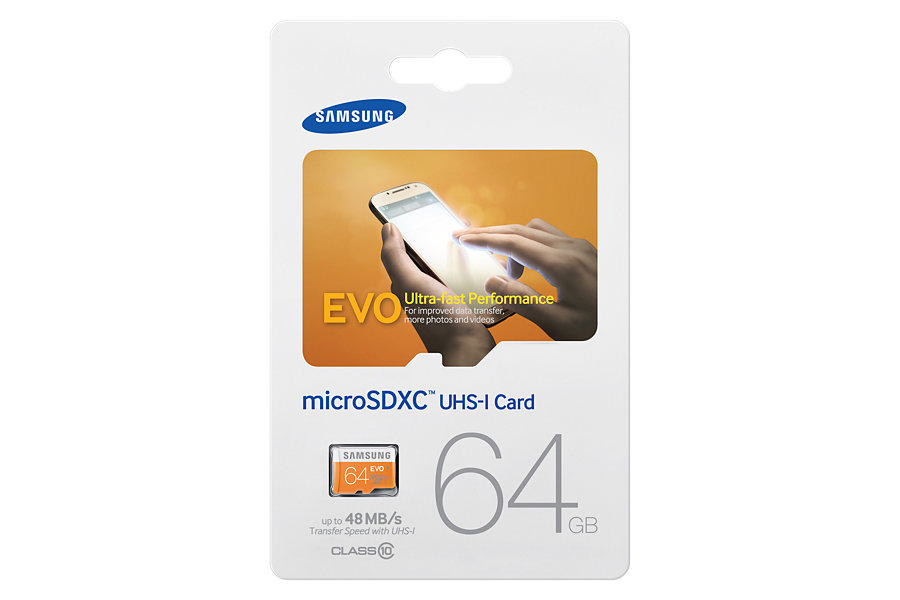 SAMSUNG 64GB MicroSD Evo Class10 48 MB/sn Hafıza Kartı + SD Adaptör MB-MP64DA/TR