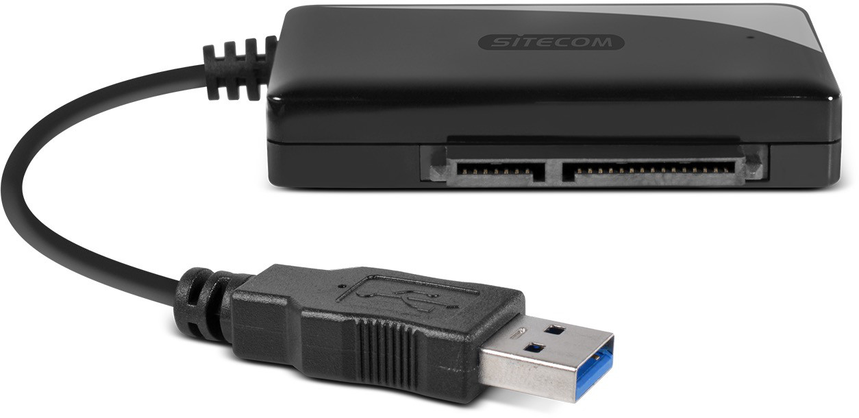 SITECOM USB 3.0 - SATA adapter met netadapter (CN-333)