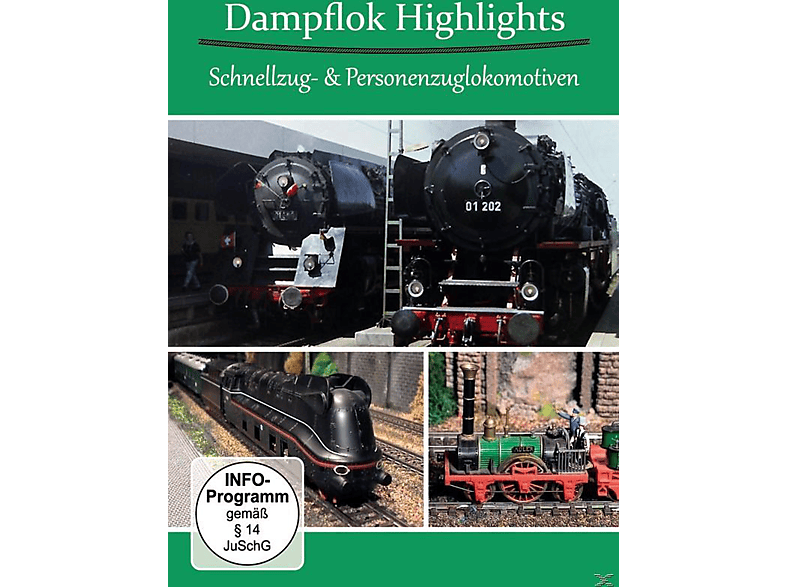 Dampflok Highlights - DVD Schnellzug Personenzuglokomotiven und