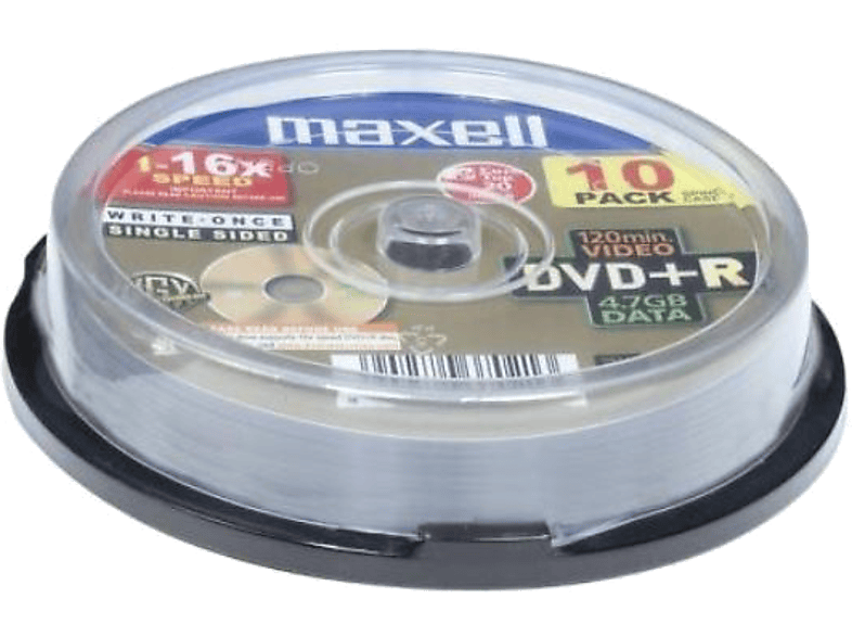 MAXELL Rohlinge DVD+R 4.7 GB, 10er-Pack