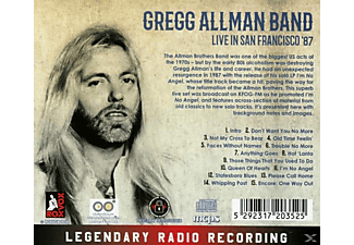 Greg Allman Band - Live In San Francisco 87  - (CD)
