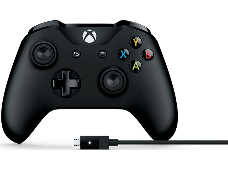 MICROSOFT HW Draadloze Xbox controller + kabel voor PC (4N6-00002)